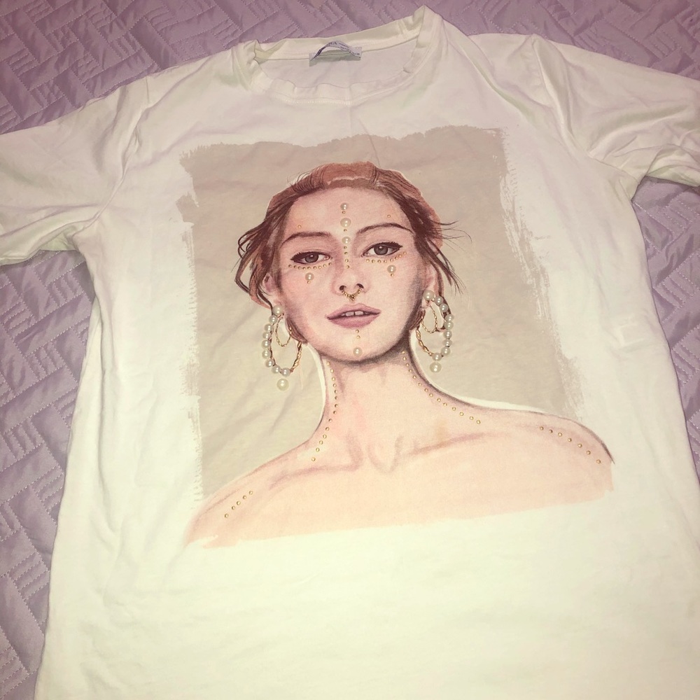 Zara Embellished Tshirt